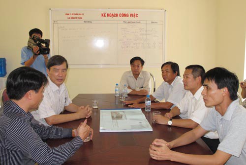 Lãnh đạo tỉnh Vĩnh Phúc thăm và làm việc tại dự án Cáp treo Tây Thiên