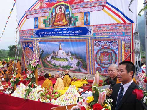 Lễ động thổ khởi công xây dựng Đại Bảo Tháp Tây Thiên