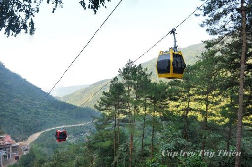 Khởi động công trình mở đường vào ga cáp treo Tây Thiên